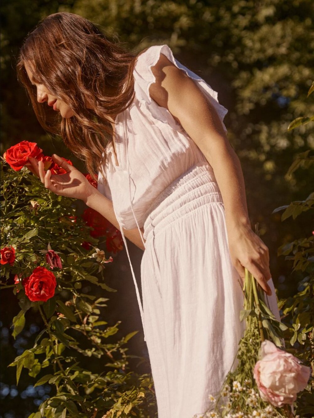 Rails | Iona Dress in White Lace Detail